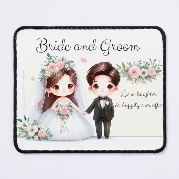Item preview, Bride and Groom designed and sold by Emilyprintart.
