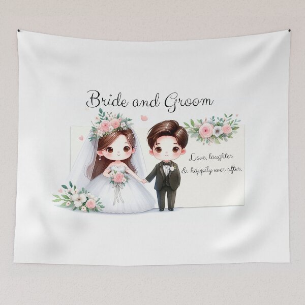 Item preview, Bride and Groom designed and sold by Emilyprintart.
