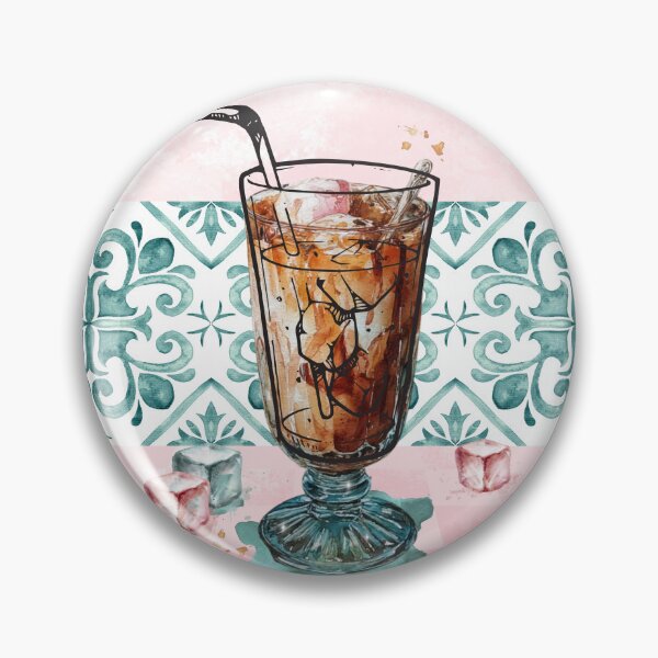 Item preview, Iced & Iconic - Retro Coffee Bliss  designed and sold by Lunardreams54.