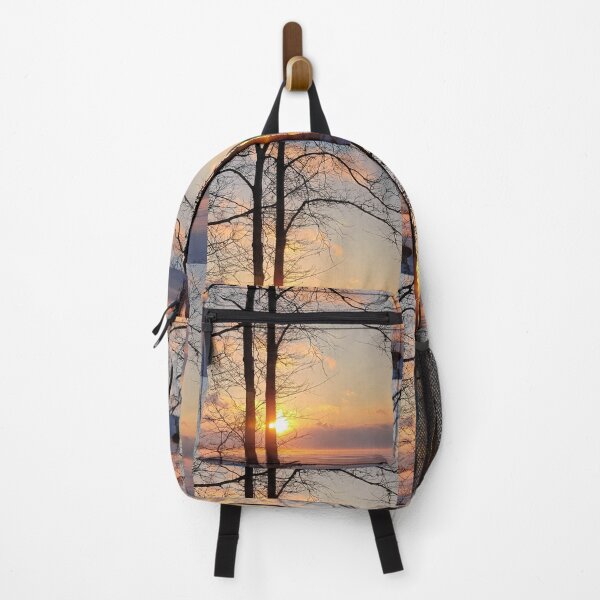 Item preview, Snow Haze Golden Winter Sunset designed and sold by Rebecca Jane.