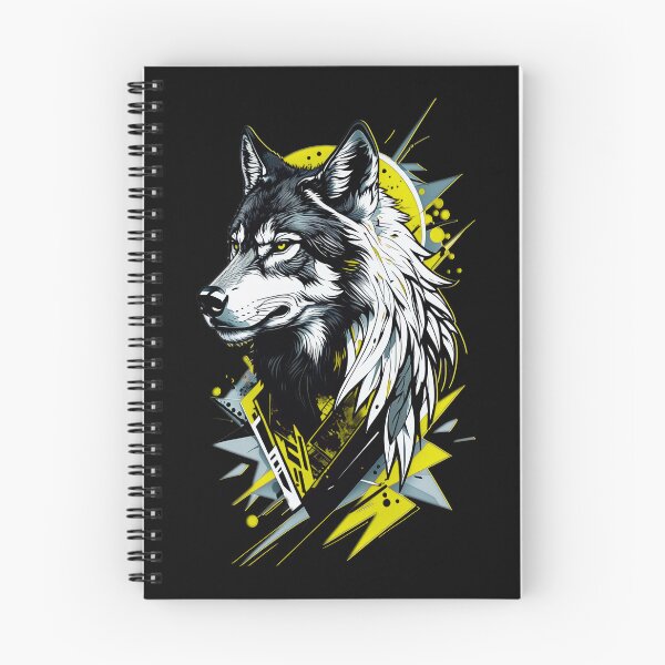 Item preview, Wolf Abstract Art - Yellow designed and sold by StefAnimal.