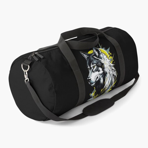 Item preview, Wolf Abstract Art - Yellow designed and sold by StefAnimal.