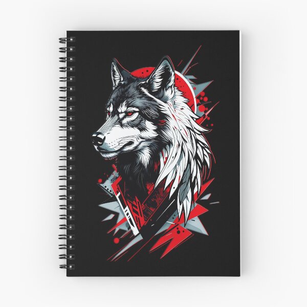 Item preview, Wolf Abstract Art - Red designed and sold by StefAnimal.