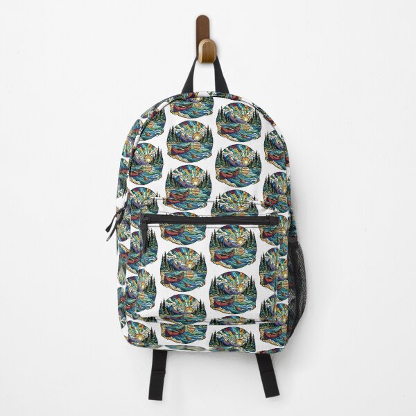 Item preview, Canoe Believe This View Stained Glass style designed and sold by TWPub.