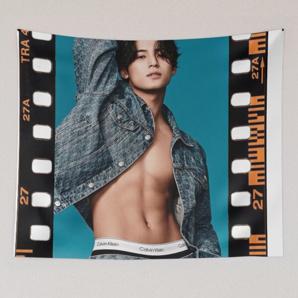 Item preview, Kpop SVT Mingyu Hot Film Camera Photo Blue designed and sold by StarBunnyDesign.