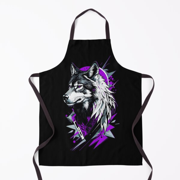 Item preview, Wolf Abstract Art - Purple designed and sold by StefAnimal.