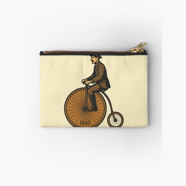 Item preview, Vintage Penny-Farthing Rider Vector Art | Victorian Cyclist Clipart | 1880s Bicycle Illustration | Antique High Wheel Bike Design designed and sold by WAUZ.