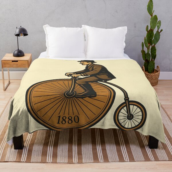 Item preview, Vintage Penny-Farthing Rider Vector Art | Victorian Cyclist Clipart | 1880s Bicycle Illustration | Antique High Wheel Bike Design designed and sold by WAUZ.