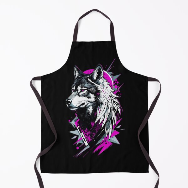 Item preview, Wolf Abstract Art - Pink designed and sold by StefAnimal.