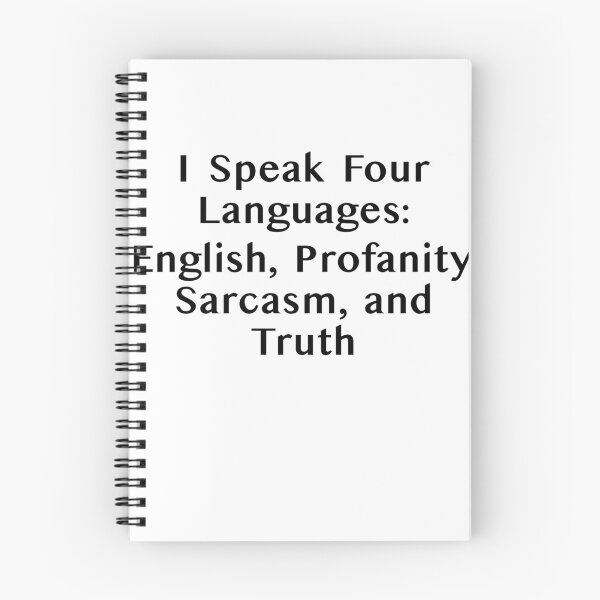 Item preview, Language- sarcasm designed and sold by StevenRalserPhoto.