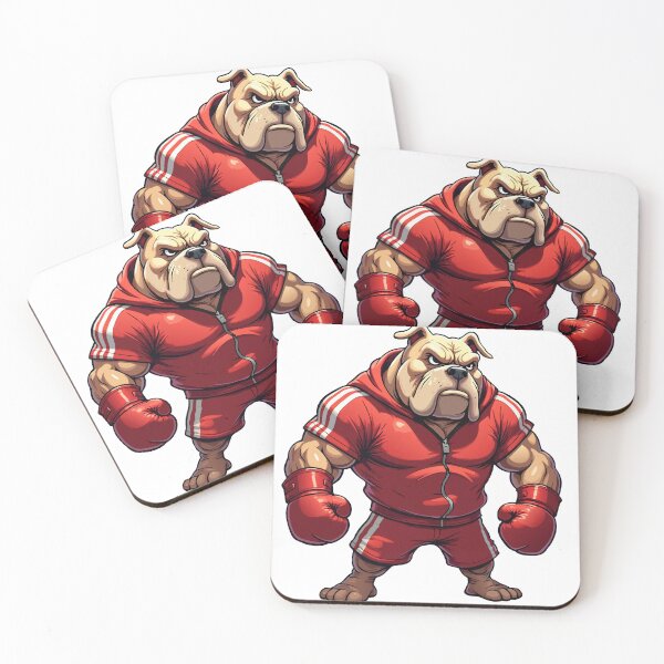 Item preview, Boxing Bulldog Fighter | Tough Cartoon Gym Dog designed and sold by NovaProArt.