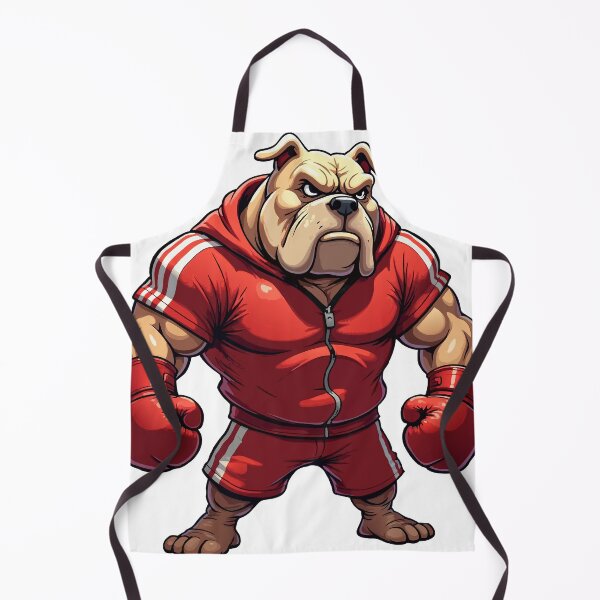 Item preview, Boxing Bulldog Fighter | Tough Cartoon Gym Dog designed and sold by NovaProArt.