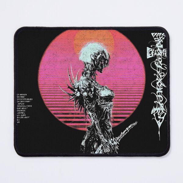 Item preview, Cyberpunk Samurai Warrior – Dark Synthwave Mecha Art designed and sold by Mystikos Art.