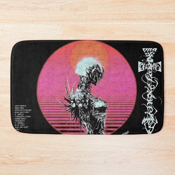 Item preview, Cyberpunk Samurai Warrior – Dark Synthwave Mecha Art designed and sold by Mystikos Art.
