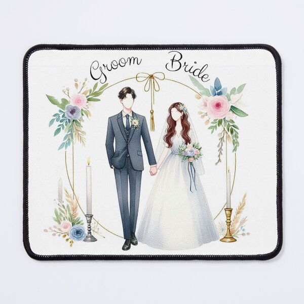 Item preview, Bride and Groom designed and sold by Emilyprintart.