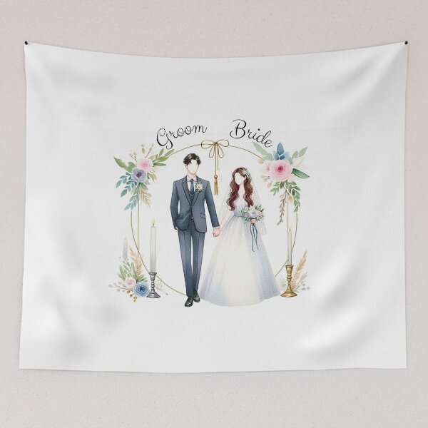 Item preview,  Bride and Groom designed and sold by Emilyprintart.