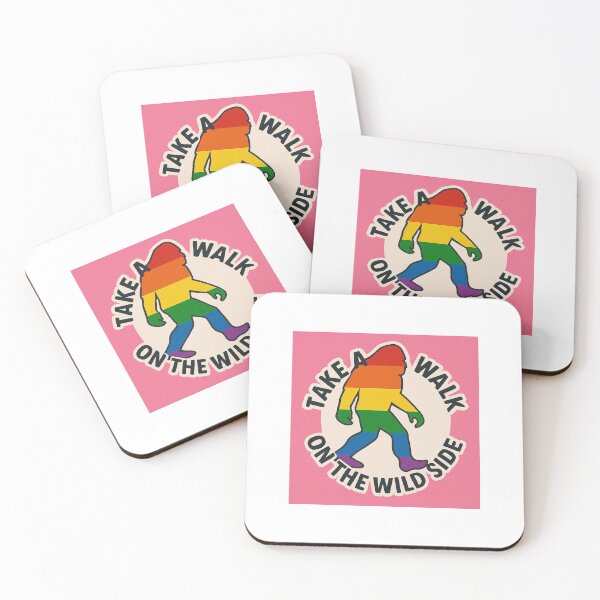 Item preview, STICKERS! Pride Stickers are here. Sasquatch designed and sold by Ann Marie Olsen.