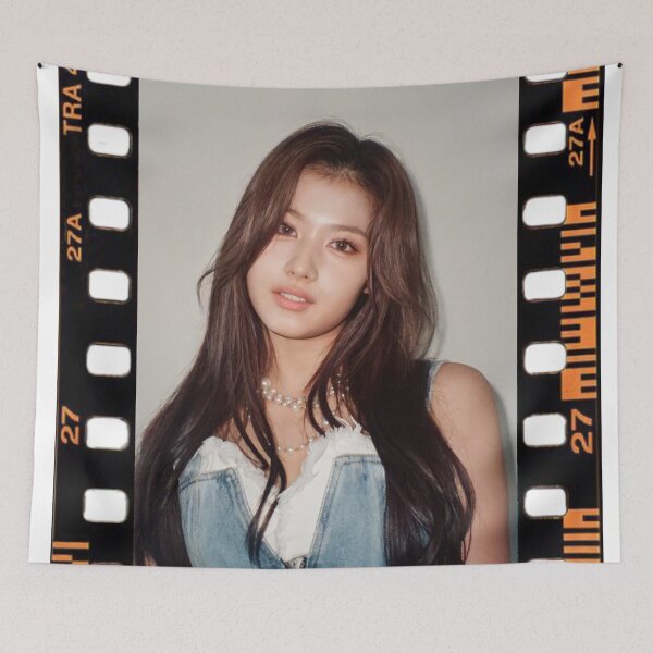 Item preview, Kpop Twice Sana Denim Film Photo Cute designed and sold by StarBunnyDesign.