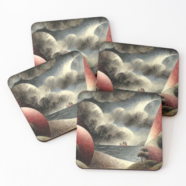 Item preview, Geometric Shores: Distant Sails designed and sold by bloorose.