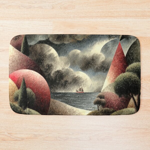 Item preview, Geometric Shores: Distant Sails designed and sold by bloorose.