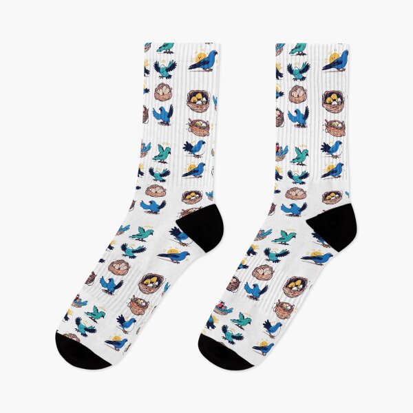 Item preview, Whimsical Birds Nature Harmony Cartoon Colorful Wildlife Patterns designed and sold by ART ATTACK ZONE.