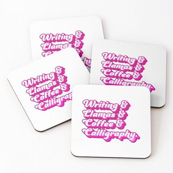 Item preview, Writing & Llamas & Coffee & Calligraphy designed and sold by jazzydevil.