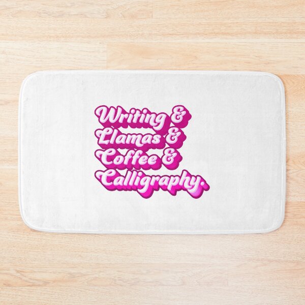 Item preview, Writing & Llamas & Coffee & Calligraphy designed and sold by jazzydevil.