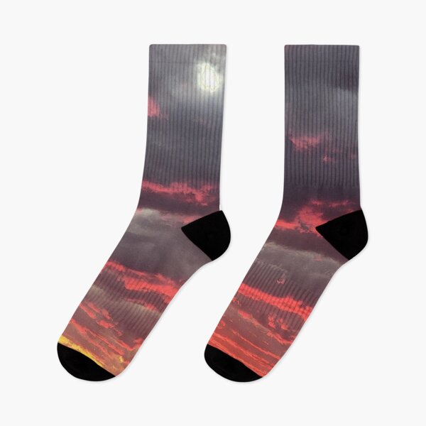 Item preview, Moody & Firey Brights & Grays Sunset designed and sold by Rebecca Jane.