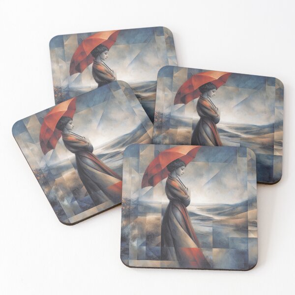 Item preview, Fragmented Solitude: Crimson Canopy designed and sold by bloorose.