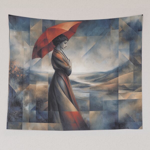 Item preview, Fragmented Solitude: Crimson Canopy designed and sold by bloorose.