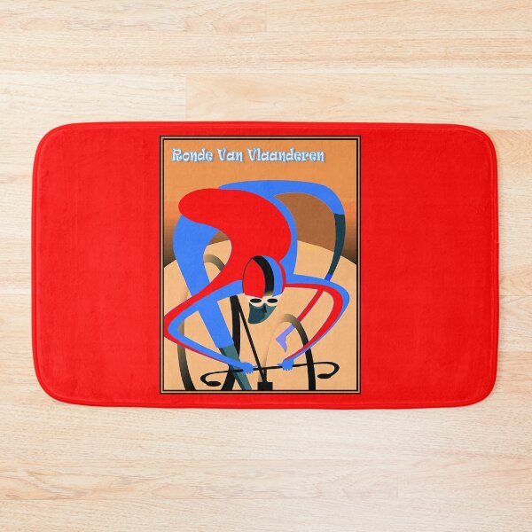 Item preview, RONDE VAN VLAANDEREN : Abstract Surreal Psychedelic  Advertising Bicycle Racing Print designed and sold by posterbobs.
