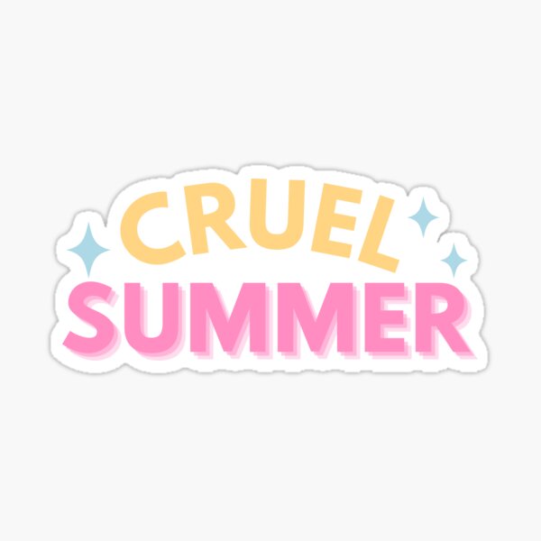 Vista previa del artículo con la obra «Verano cruel de Taylor Swift», diseñado y vendido por flutteringfinds.
