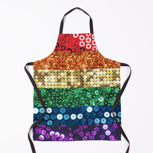 Item preview, print pride flag (Photo of Sequins - NOT REAL) designed and sold by Gossip Rag.