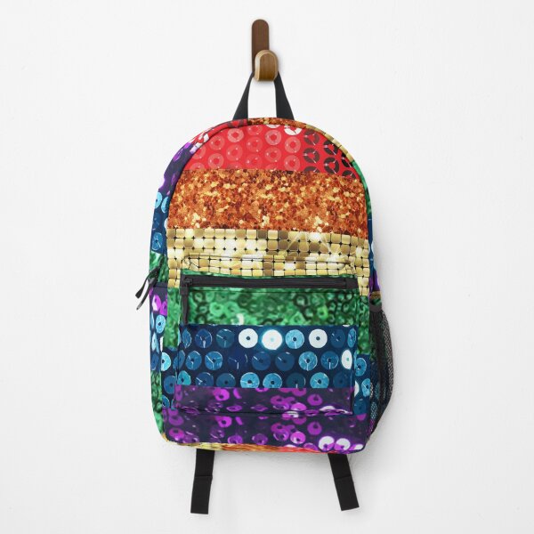 Item preview, print pride flag (Photo of Sequins - NOT REAL) designed and sold by Gossip Rag.