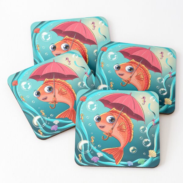Item preview, Fish with an umbrella, surreal style. designed and sold by Lilashakti ⭐️ ⭐️ ⭐️ ⭐️ ⭐️.