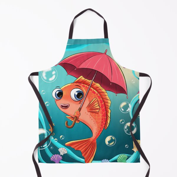 Item preview, Fish with an umbrella, surreal style. designed and sold by Lilashakti ⭐️ ⭐️ ⭐️ ⭐️ ⭐️.