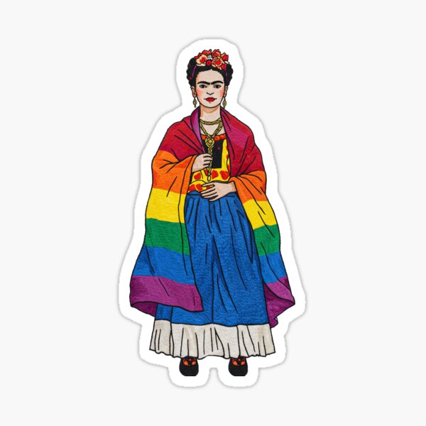Item preview,  Frida Kahlo Rainbow  flag designed and sold by TeeARTHY.
