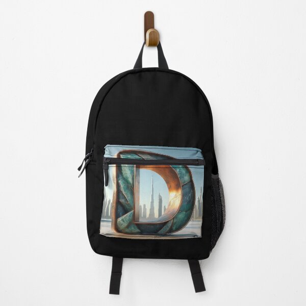 Item preview, Dubai Cityscape with Letter D – Minimalist Urban Art Design for City Lovers, Travelers & Modern Style Fans designed and sold by knalpot-design.