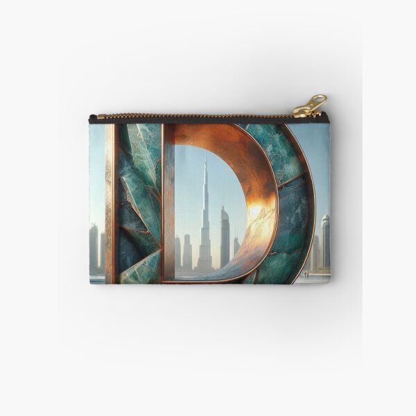 Item preview, Dubai Cityscape with Letter D – Minimalist Urban Art Design for City Lovers, Travelers & Modern Style Fans designed and sold by knalpot-design.