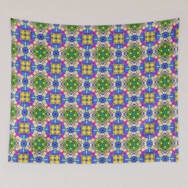 Item preview, chromaticity diagram squares arrangement form pattern seamless colorful repeat designed and sold by Abrahamjrnd.