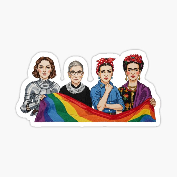 Item preview, Frida Kahlo  Joan of Arc, Ruth Bader Ginsburg RBG Rosie the Riveter  designed and sold by TeeARTHY.
