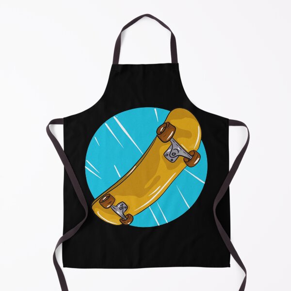 Item preview, Yellow skateboard with a light blue circle and lines designed and sold by Joncasmiart.