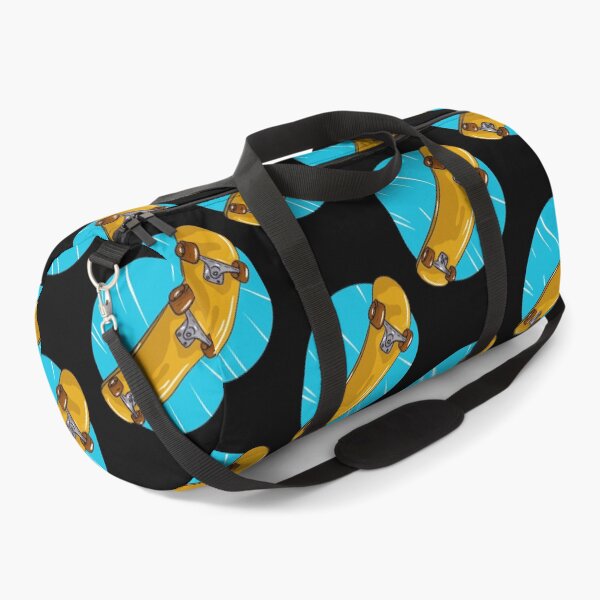 Item preview, Yellow skateboard with a light blue circle and lines designed and sold by Joncasmiart.