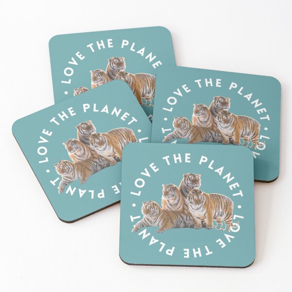 Item preview, Love the Planet - Tigers designed and sold by MugsAndDuds.