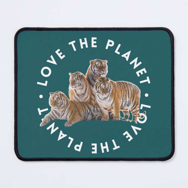 Item preview, Love the Planet - Tigers designed and sold by MugsAndDuds.