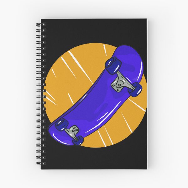 Item preview, Blue skateboard with yellow circle and lines designed and sold by Joncasmiart.