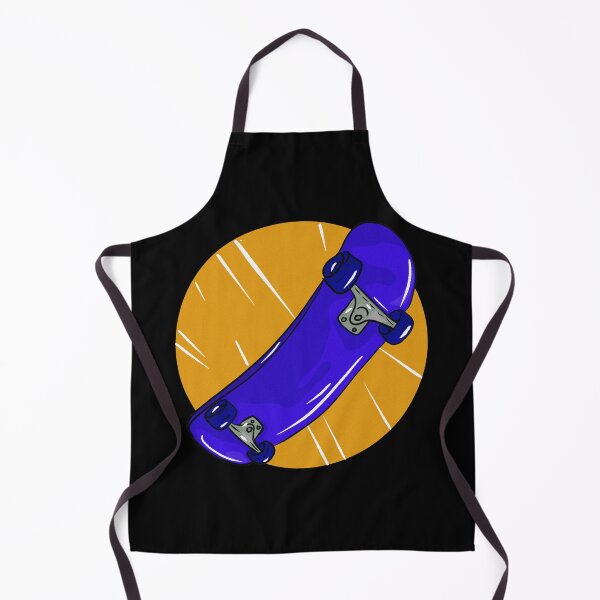 Item preview, Blue skateboard with yellow circle and lines designed and sold by Joncasmiart.