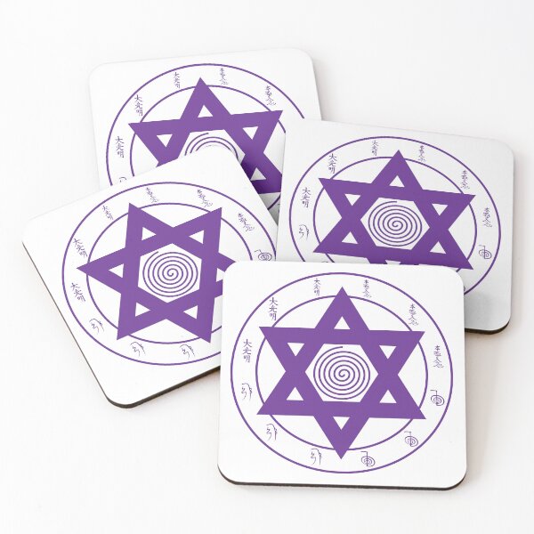 Item preview, Reiki hexagram mandala designed and sold by marcosty.