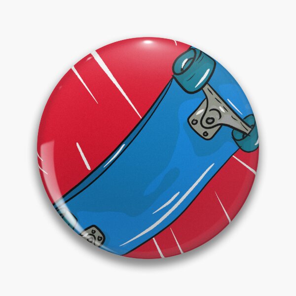Item preview, Light blue skateboard with red circle and lines designed and sold by Joncasmiart.
