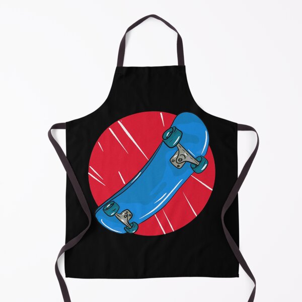 Item preview, Light blue skateboard with red circle and lines designed and sold by Joncasmiart.